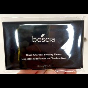 NWT boscia Black Charcoal Blotting Linens New in Wrap - Never Opened!